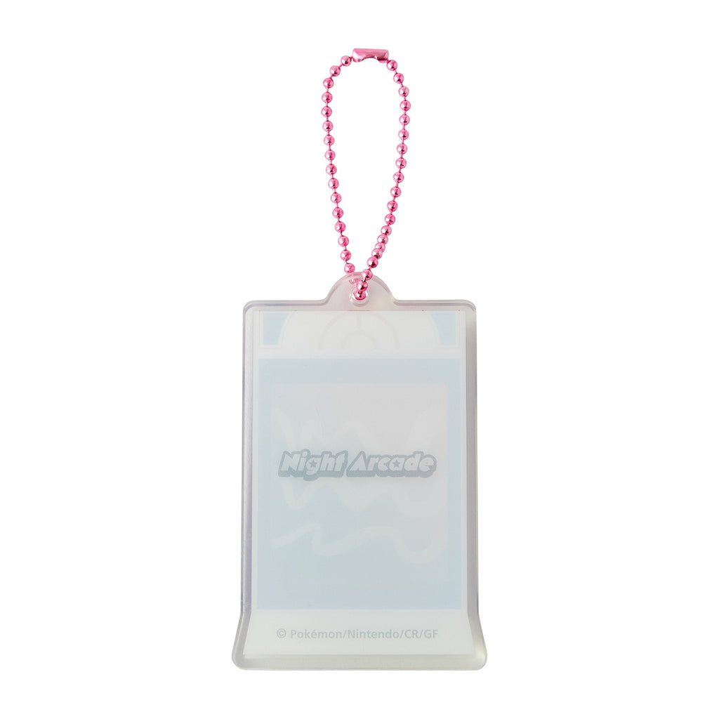 Collectible Pokemon Night Arcade keychain with premium acrylic material from Japan