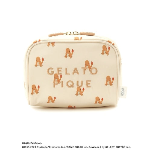 [gelato pique] All-over pattern pouch orange