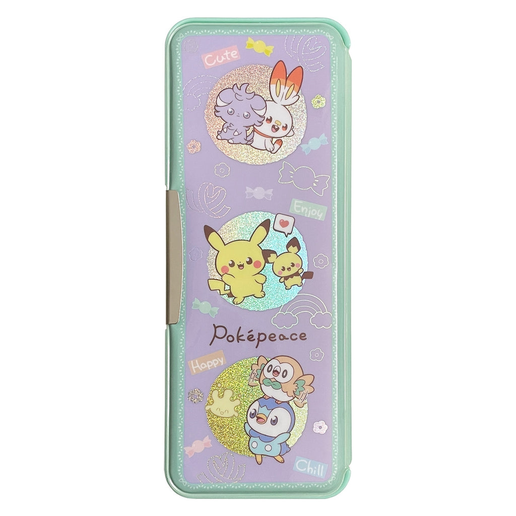 Hologram Fudebako Pokepiece from Japan, featuring Pokemon character