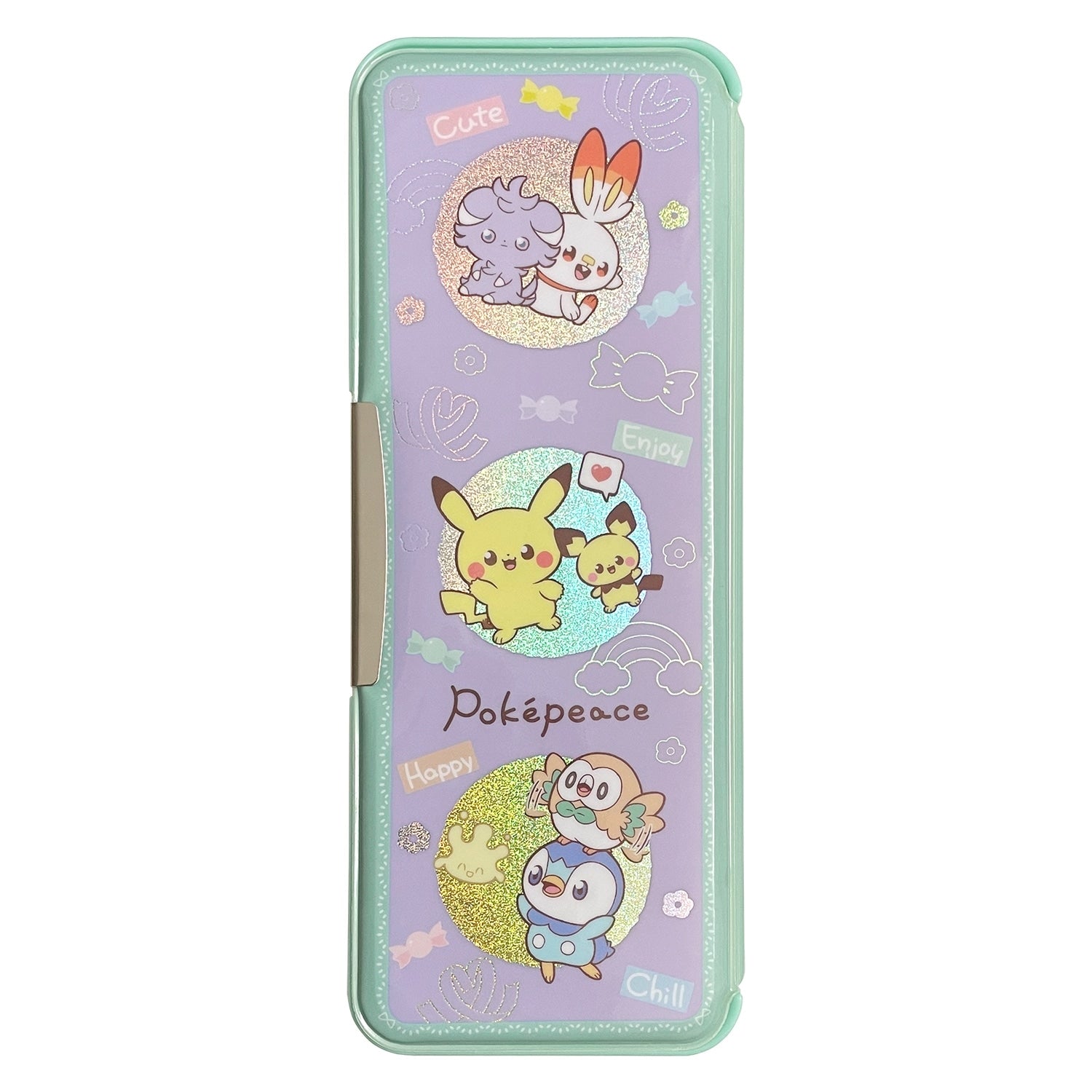 Hologram Fudebako Pokepiece from Japan, featuring Pokemon character