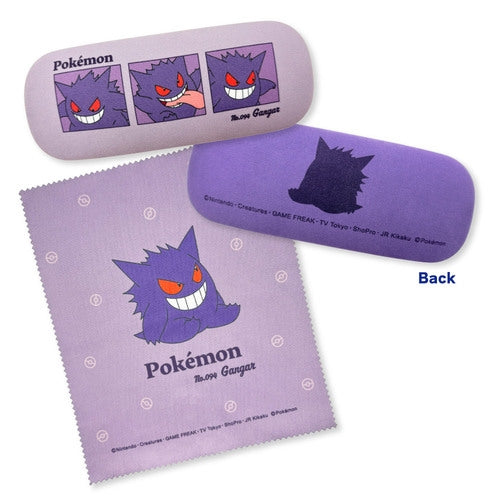 Gengar glasses case with Ghost Poison design from Japan