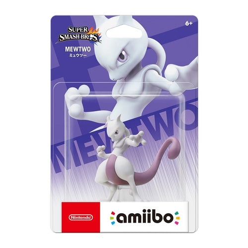 Mewtwo Amiibo Figure from Japan, detailed pose and official design