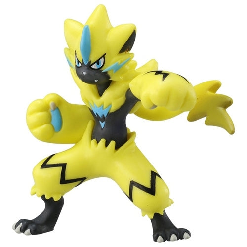 Moncolle MS-09 Zeraora Figure from Japan, detailed Pokemon character design