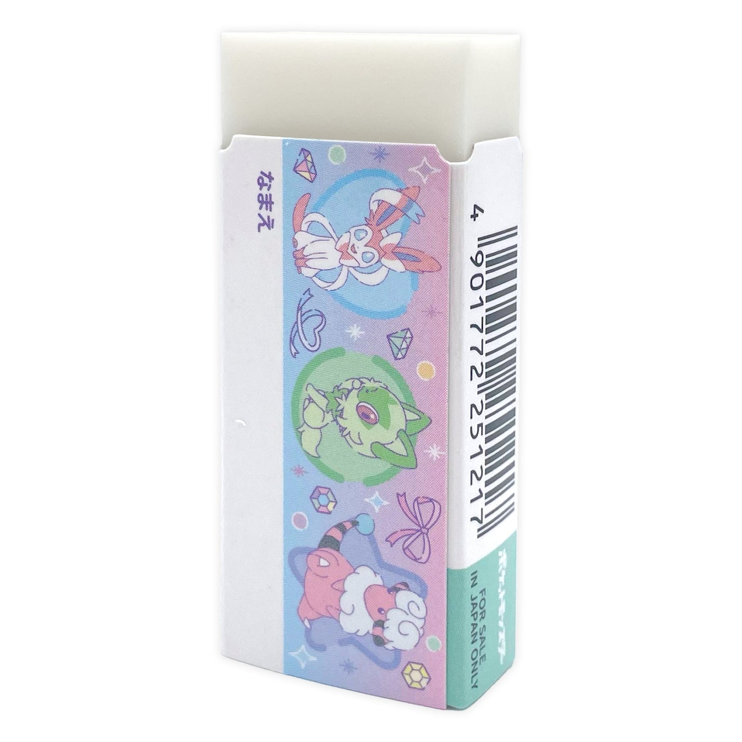 Authentic Pokemon Eraser from Japan with detailed character artwork