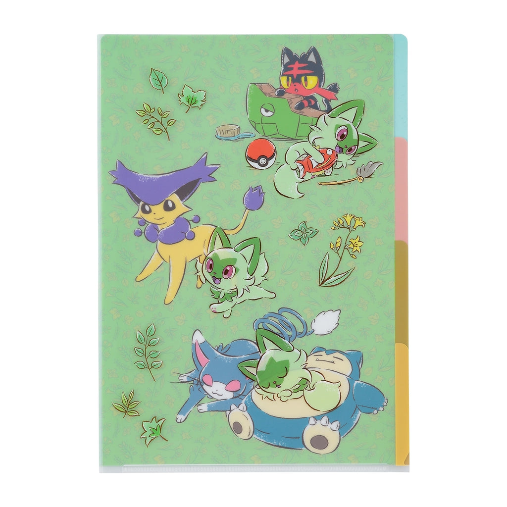 A4 3 pocket clear file Nya! Meow meow! Nyaoha!
