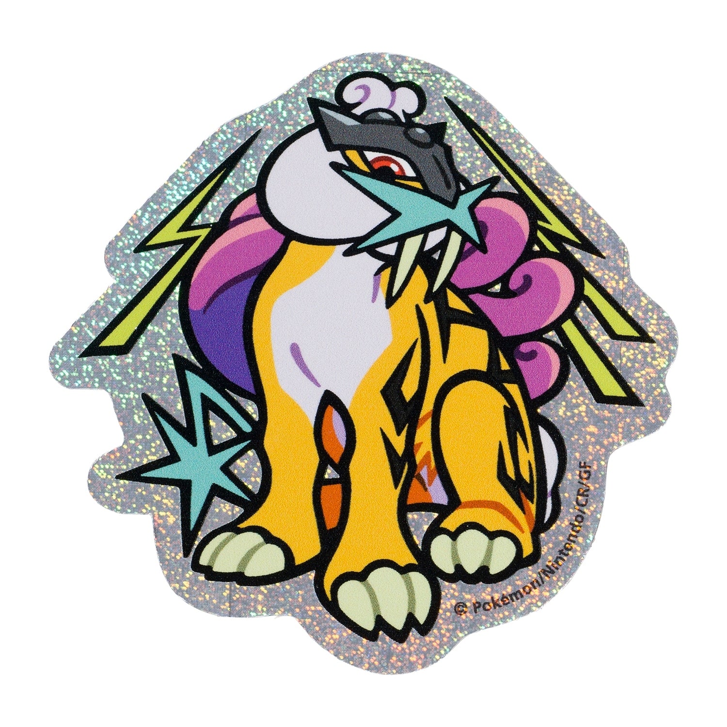 Hologram Sticker Pikachu Hanten Raikou