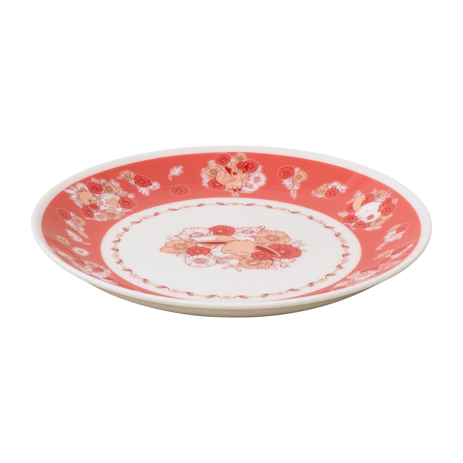 Plate Fleur de Coquelicot