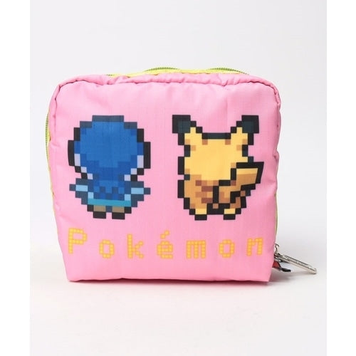 MED SQUARE COSMETIC Pokemon Pink Pouch