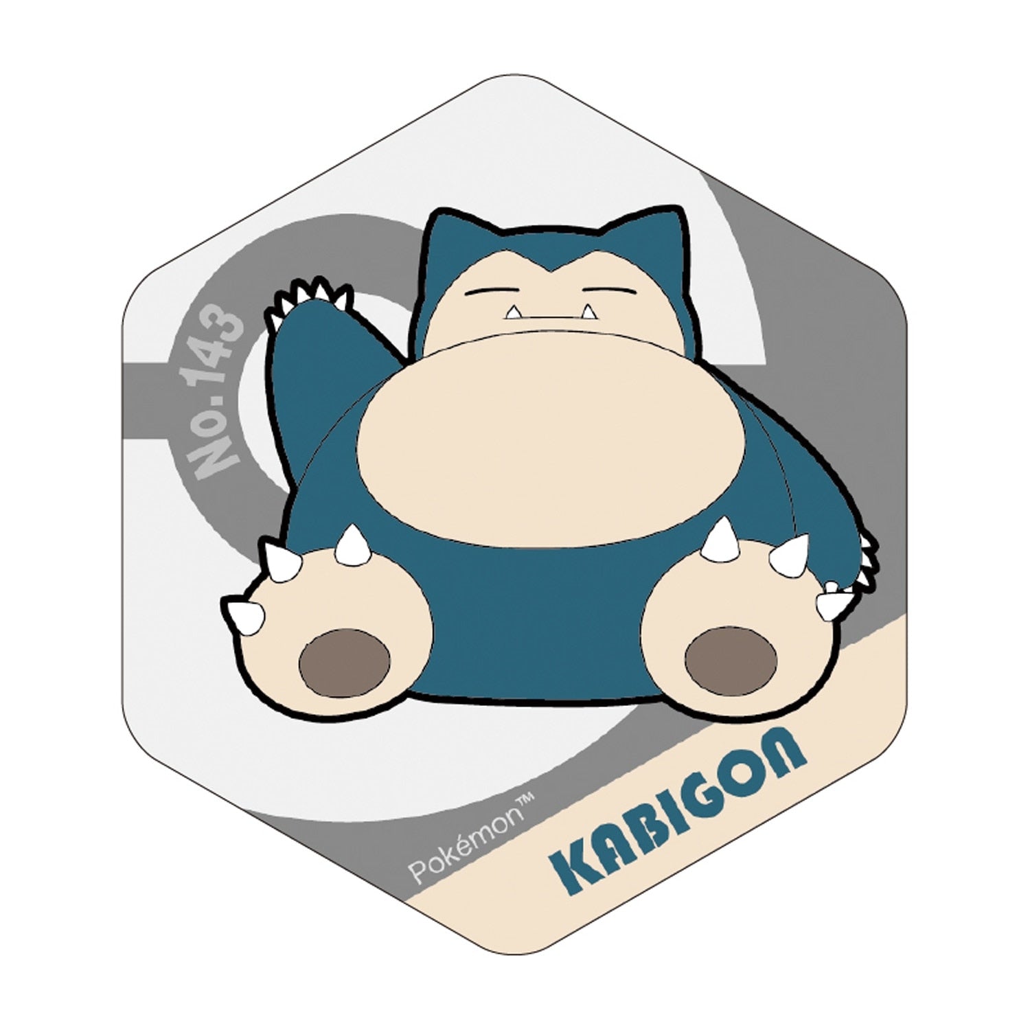 Honeycomb acrylic magnet BIG vol.2 Snorlax