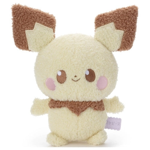 M/Pichu Pokepiece plushie from Japan, cute facial expression