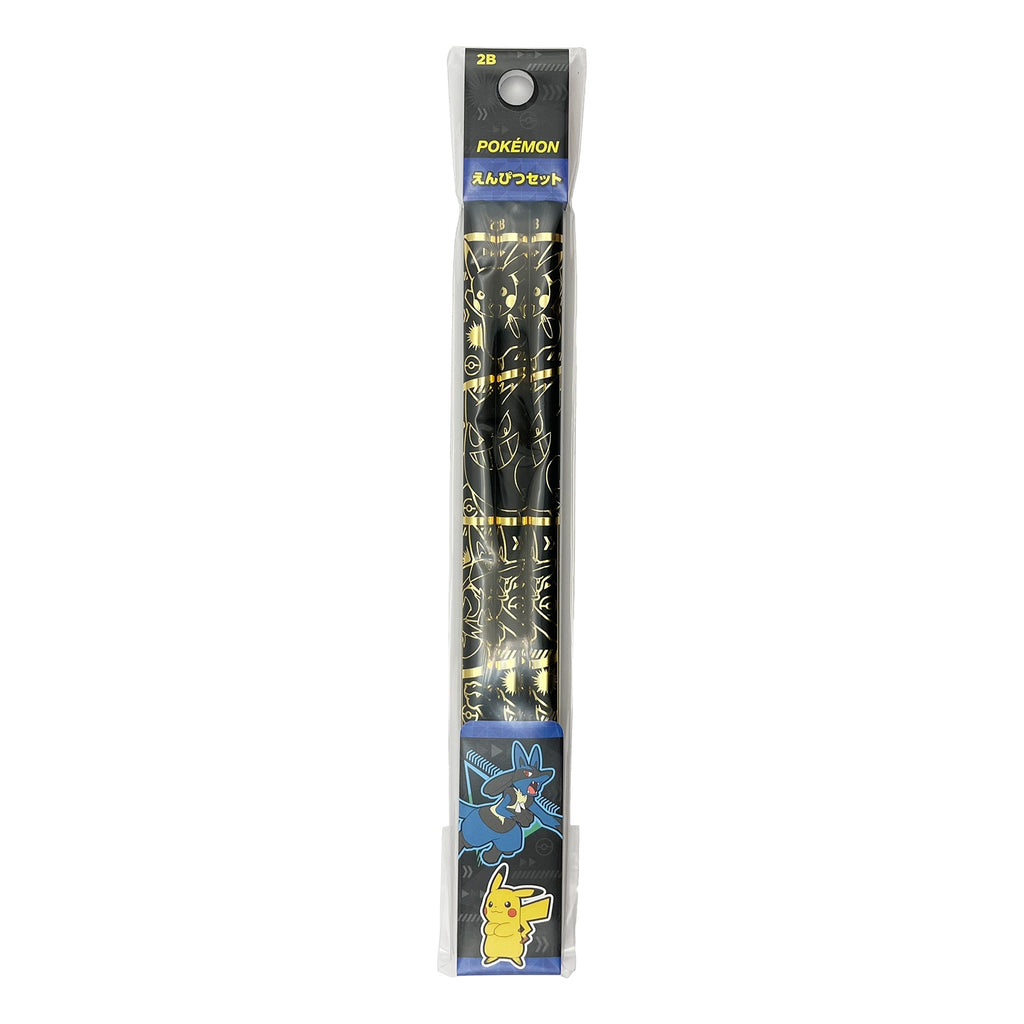 Pokemon Active Series Pencil Set with colorful designs from Japan