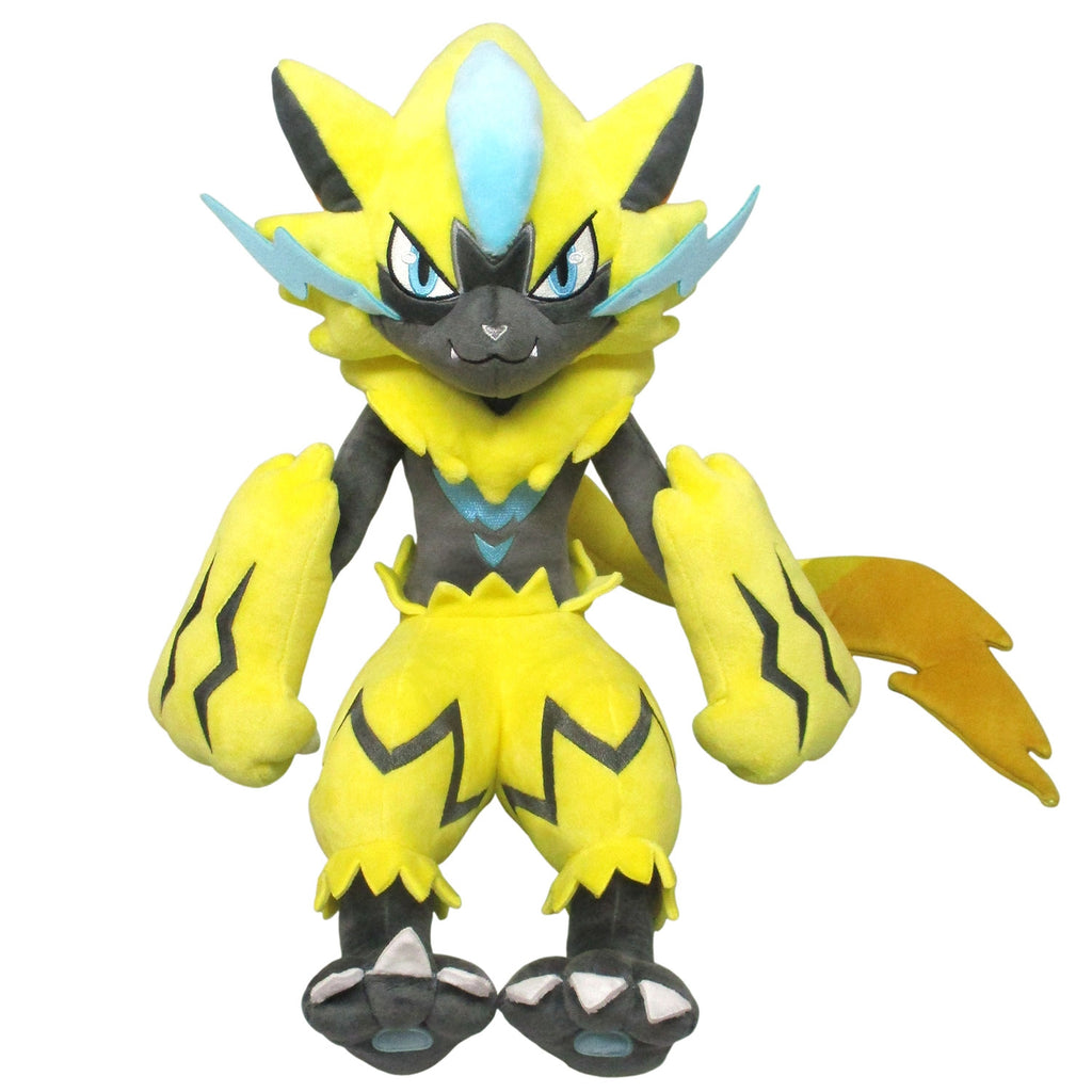 Authentic Japanese Zeraora toy, detailed plushie with vibrant colors and textures from Japan