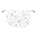 Antibacterial lunch drawstring bag/FLORAL ENSEMBLE