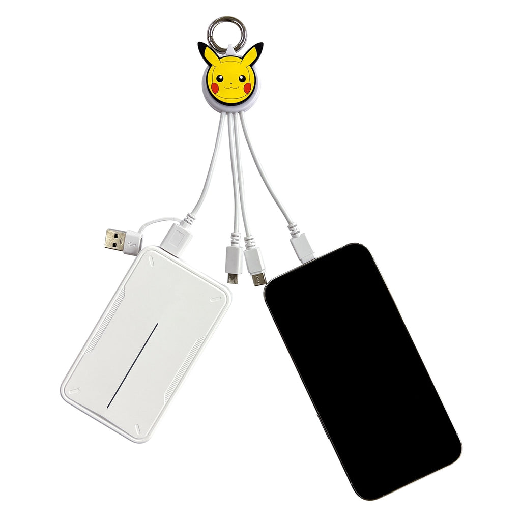 3in2 multi charging cable Pikachu