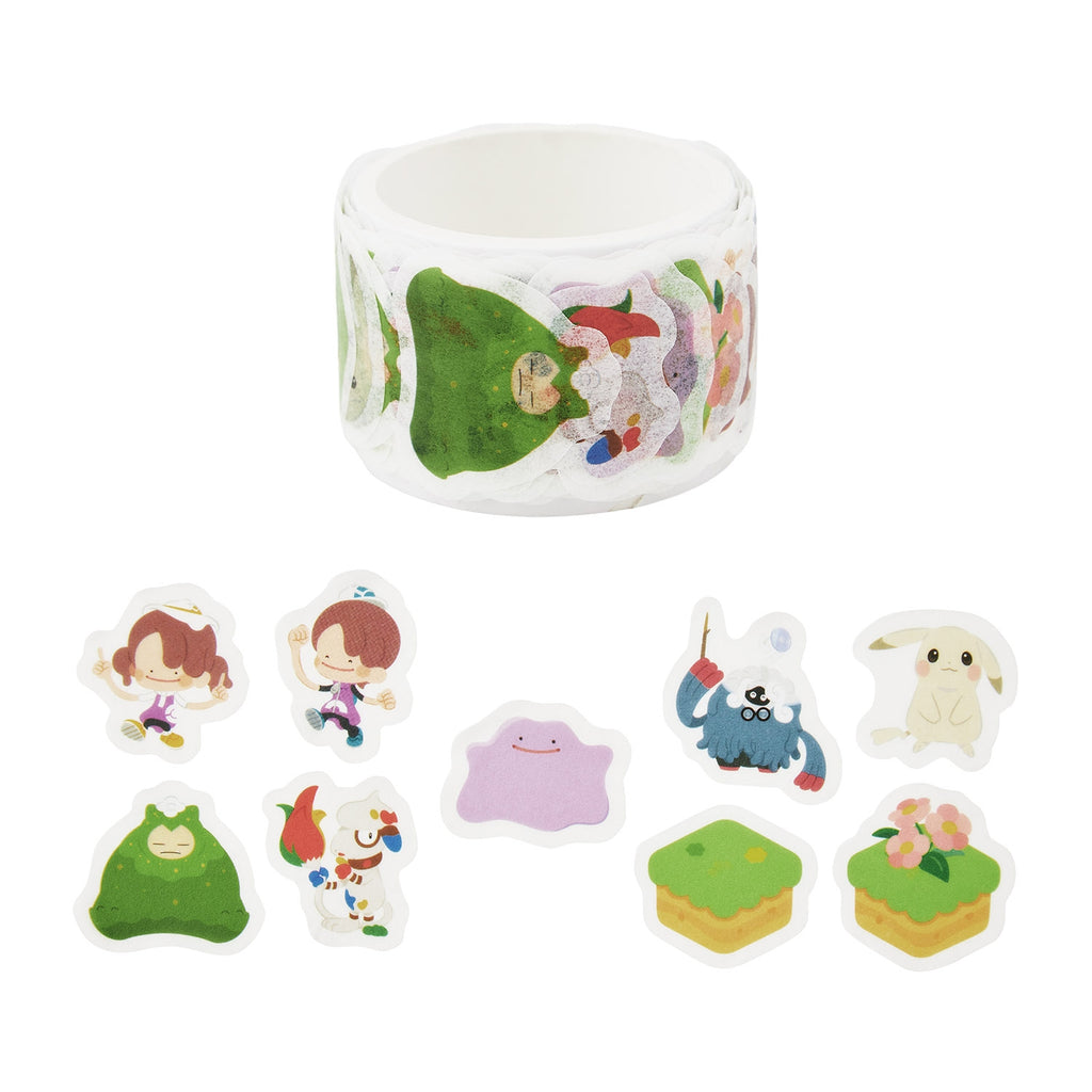 Close-up of Pokemon Die-cut Masking Tape, showing intricate details, sourced from Japan