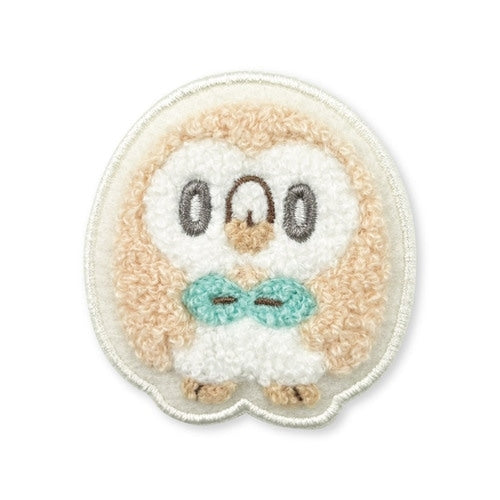 Rowlet enamel pin with green and brown feathers from Japan