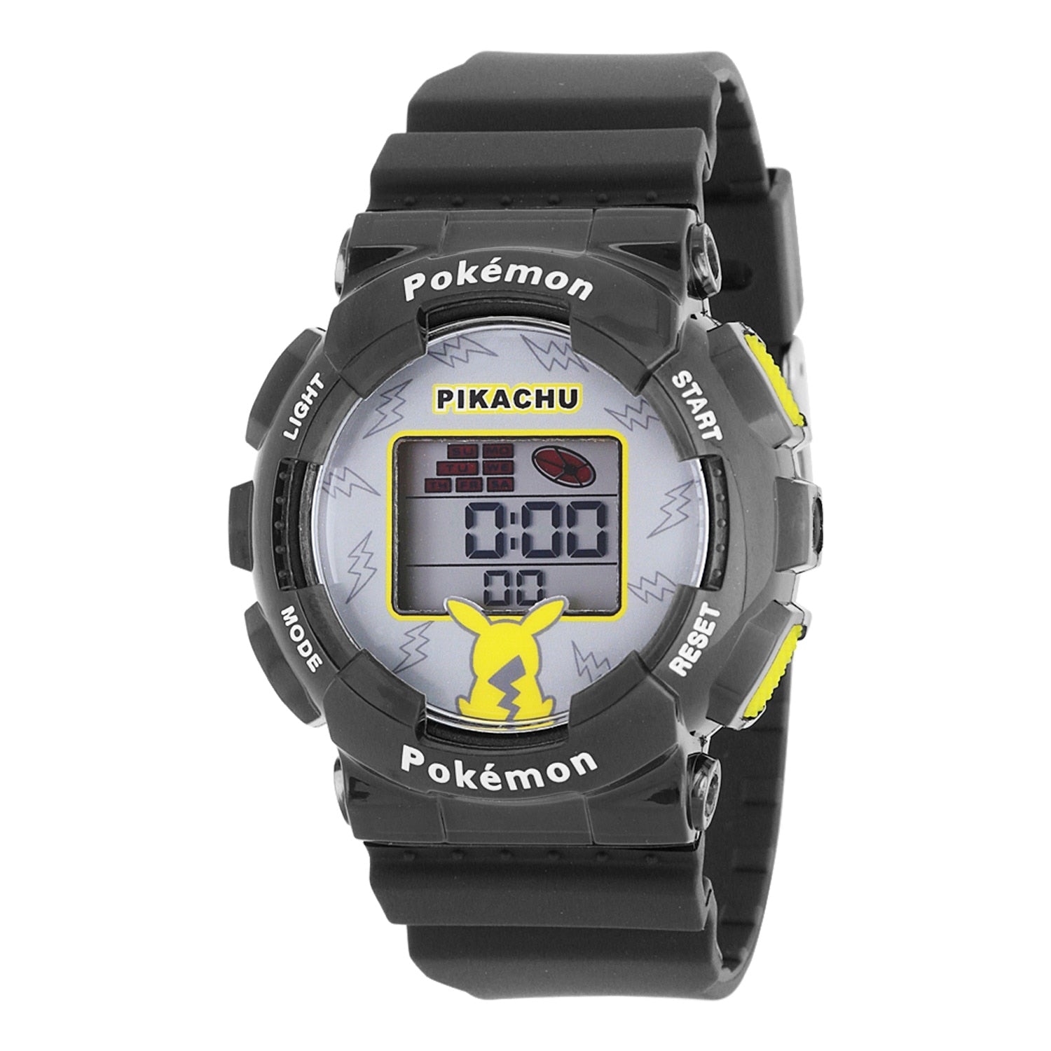 Pokemon Digital Watch Black CP3A0002 from Japan, featuring a sleek black design
