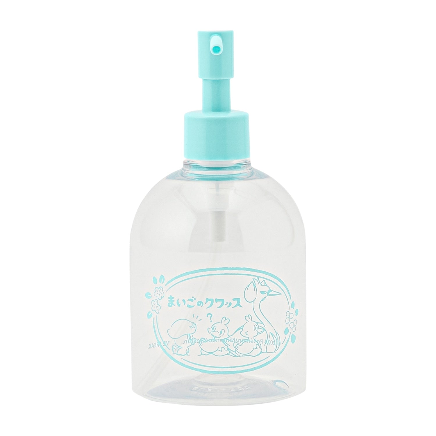 Quaxly hand soap bottle with duckling design from Japan, official Pokemon Center product