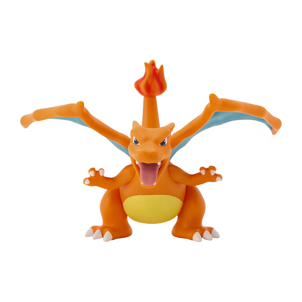 Authentic Japanese Pokemon Charizard figure with wings spread