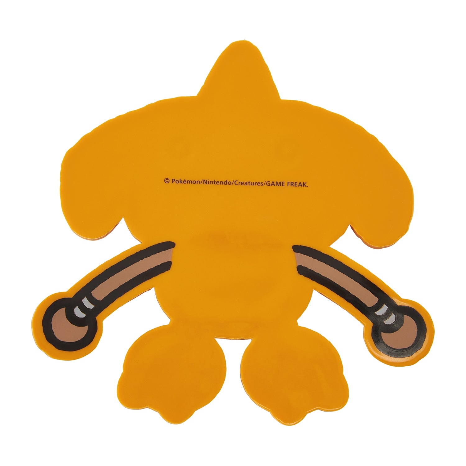 Close-up of Hitmontop magnet hook with Japan packaging