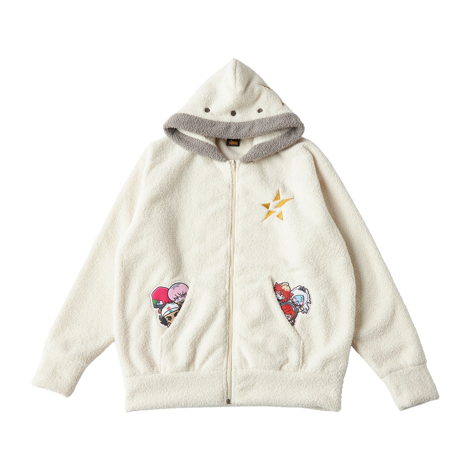 Pokemon Star Room wear set from Japan, featuring Thank you for your hard work design on front