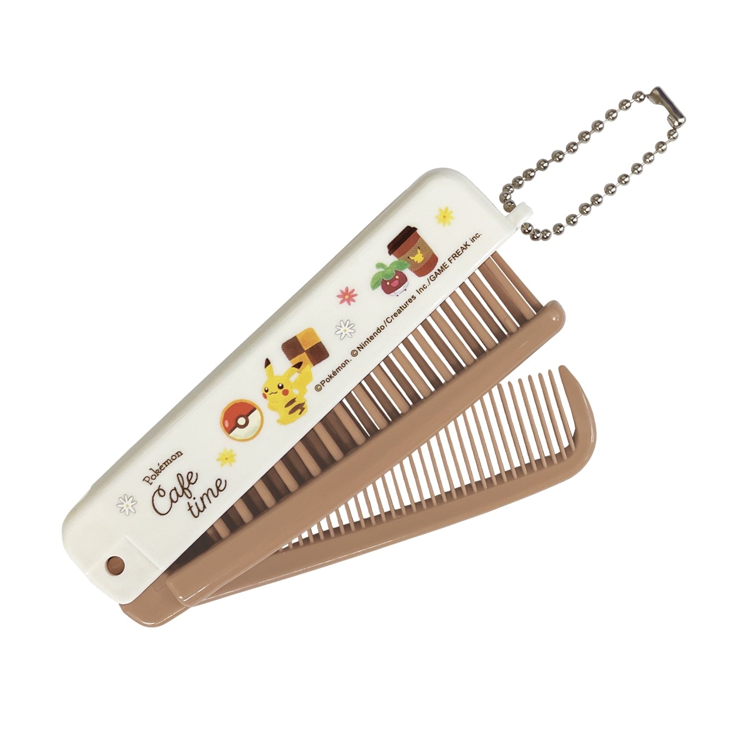 Folding brush & comb/one point