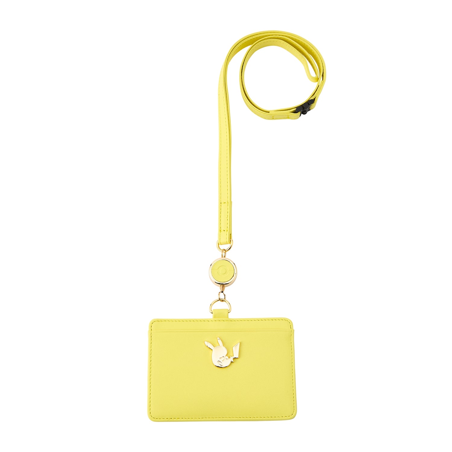 Genuine leather ID card case Pikachu