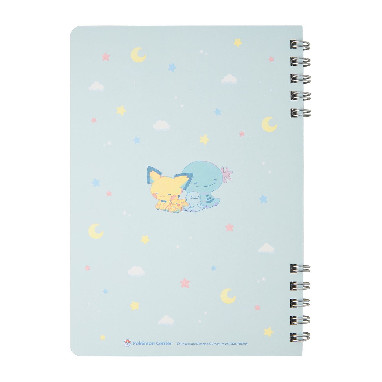 Pokemon notebook with colorful artwork and ring binding from Japan