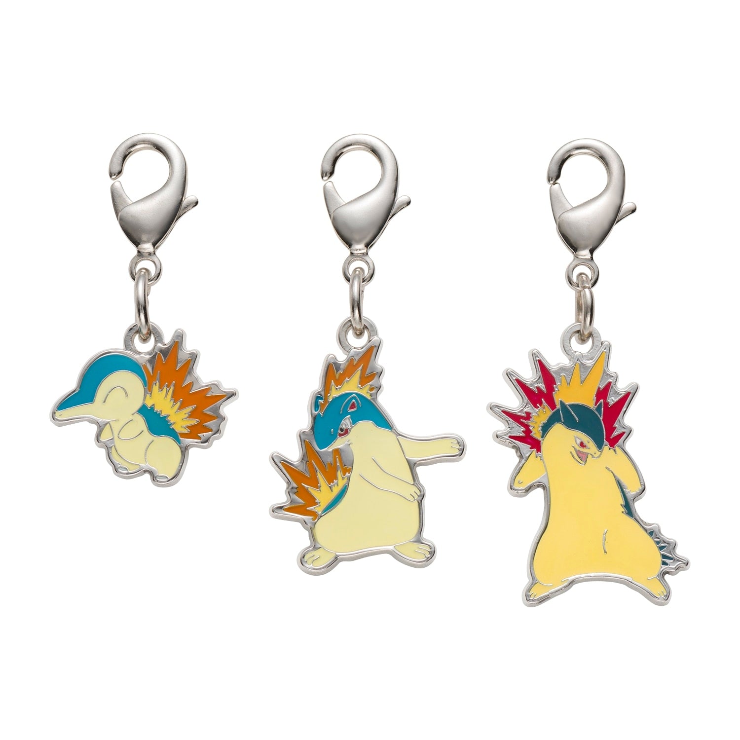 National Encyclopedia Metal Charm 155156157, a detailed metal charm from Japan, featuring a Pokemon character