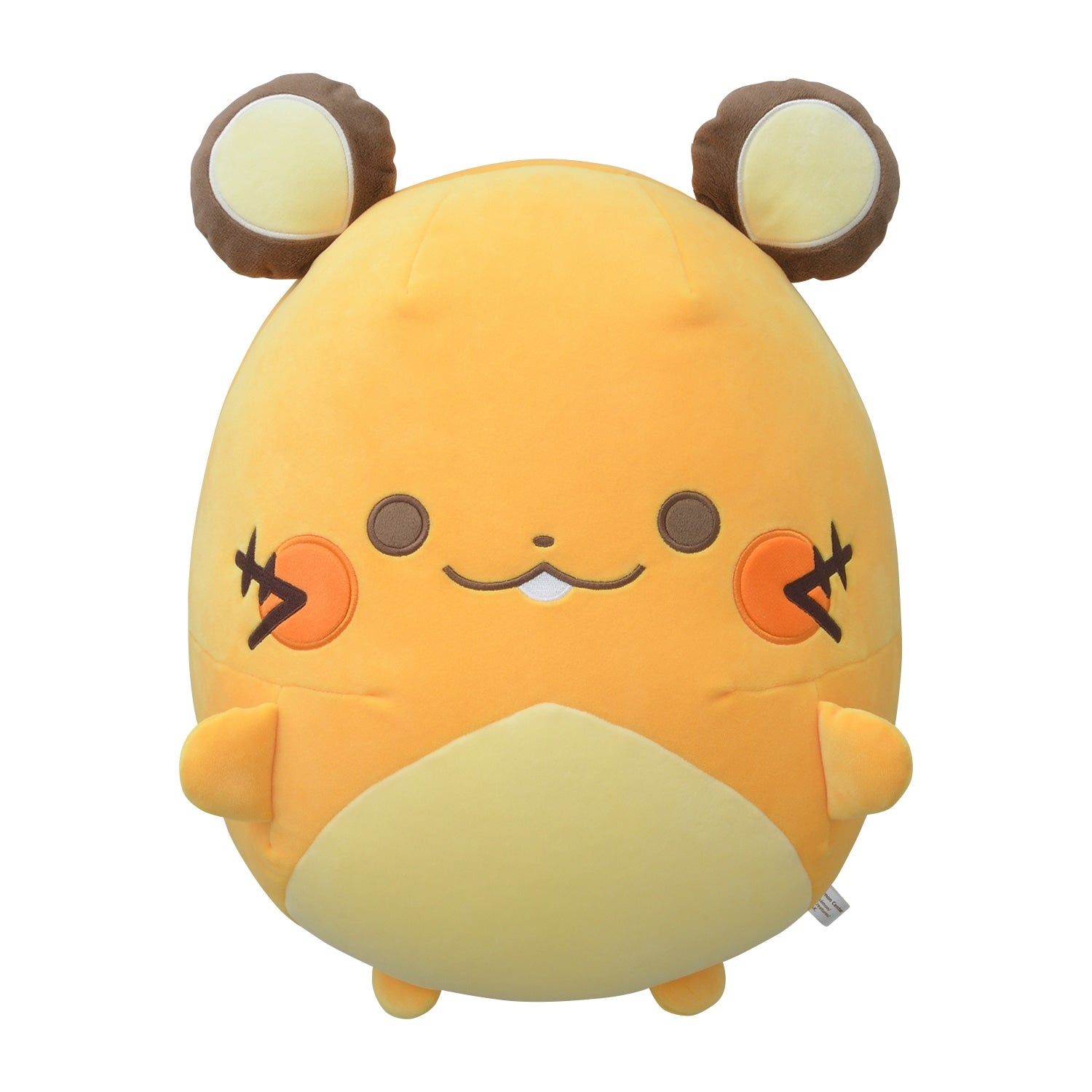 Mugyutto Dedenne plush from Japan, cute Pokemon character with big eyes