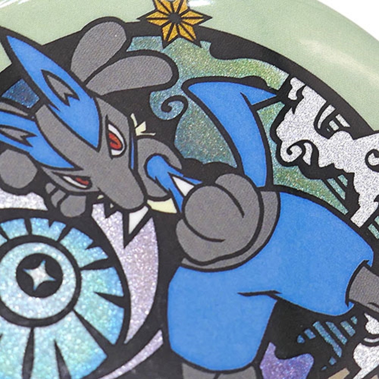 Authentic Lucario Enamel Pin from Pokemon Center Japan, with intricate design details