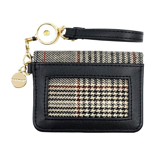 Bi-fold pass case check blackie