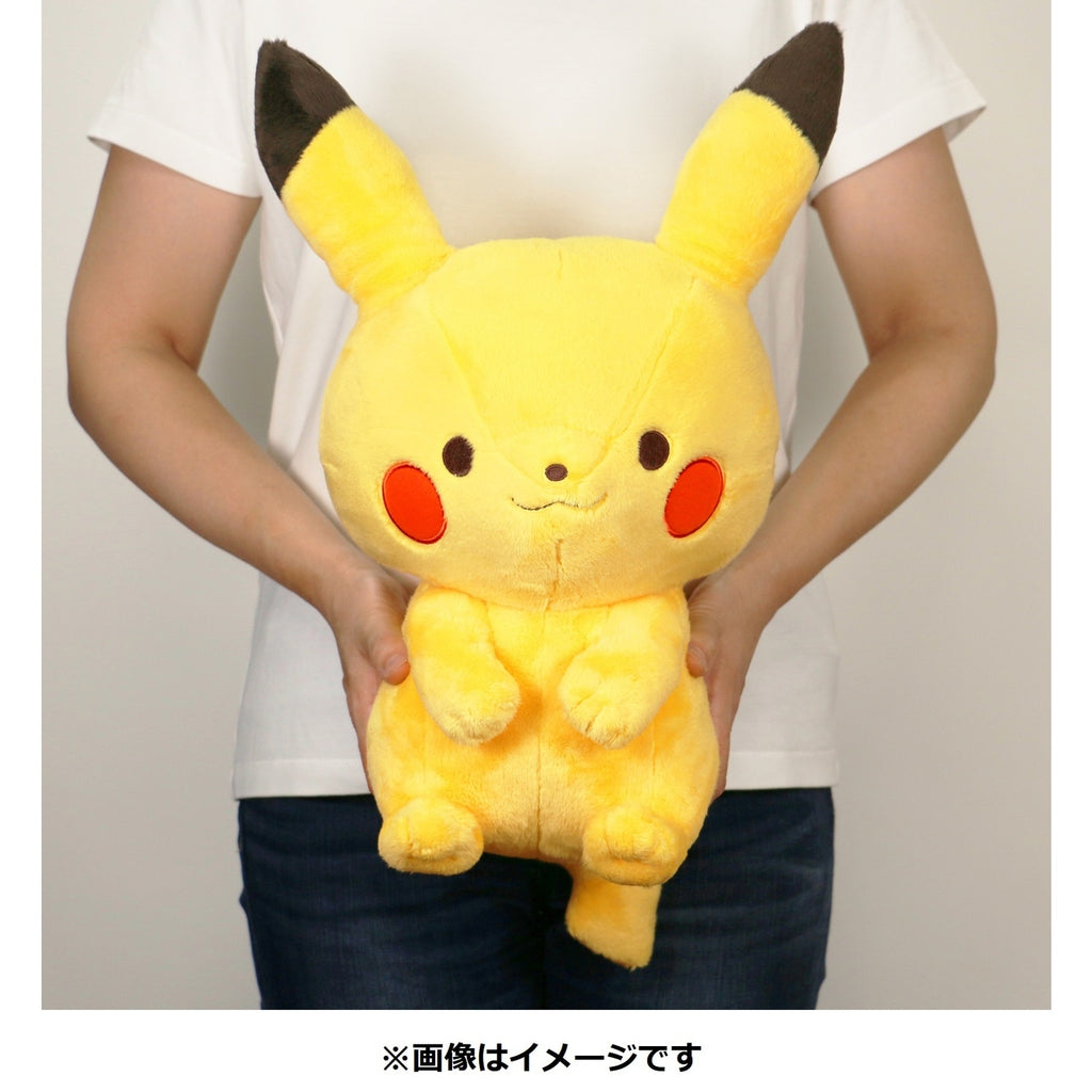 Monpoke Pikachu stuffed toy cuddle size