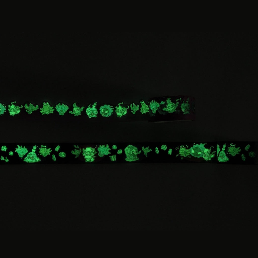 Set of 2 phosphorescent masking tape yonayonaGhost