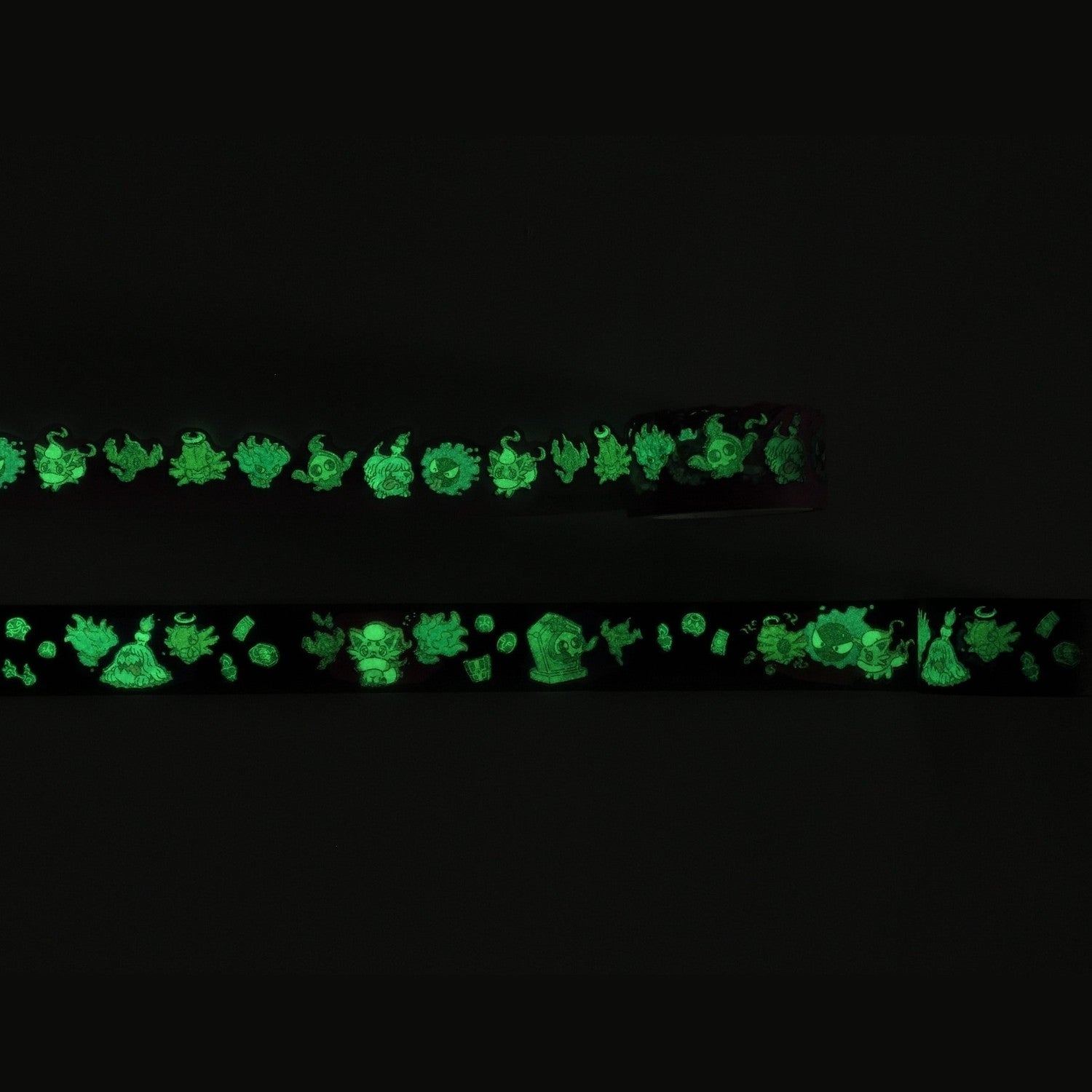 Set of 2 phosphorescent masking tape yonayonaGhost