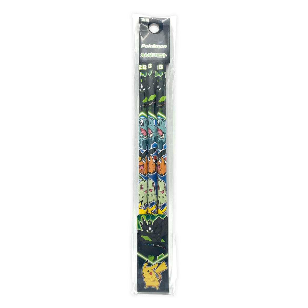 Pokemon Pencil Set Mega Series with colorful characters from Japan