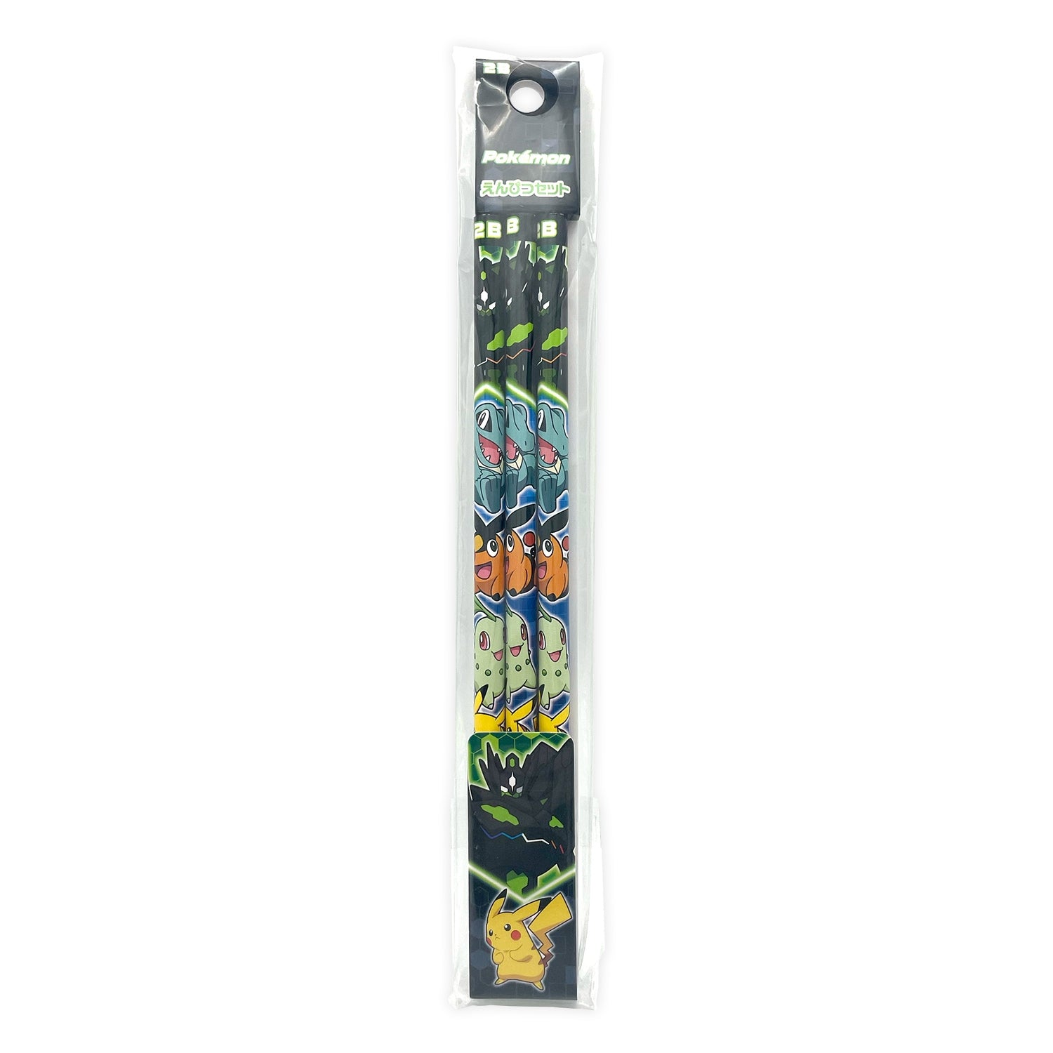Pokemon Pencil Set Mega Series with colorful characters from Japan