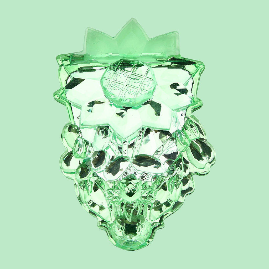 Die-cut Glitter Mirror Leafeon Pokémon accessory, Japan exclusive design, sparkly details