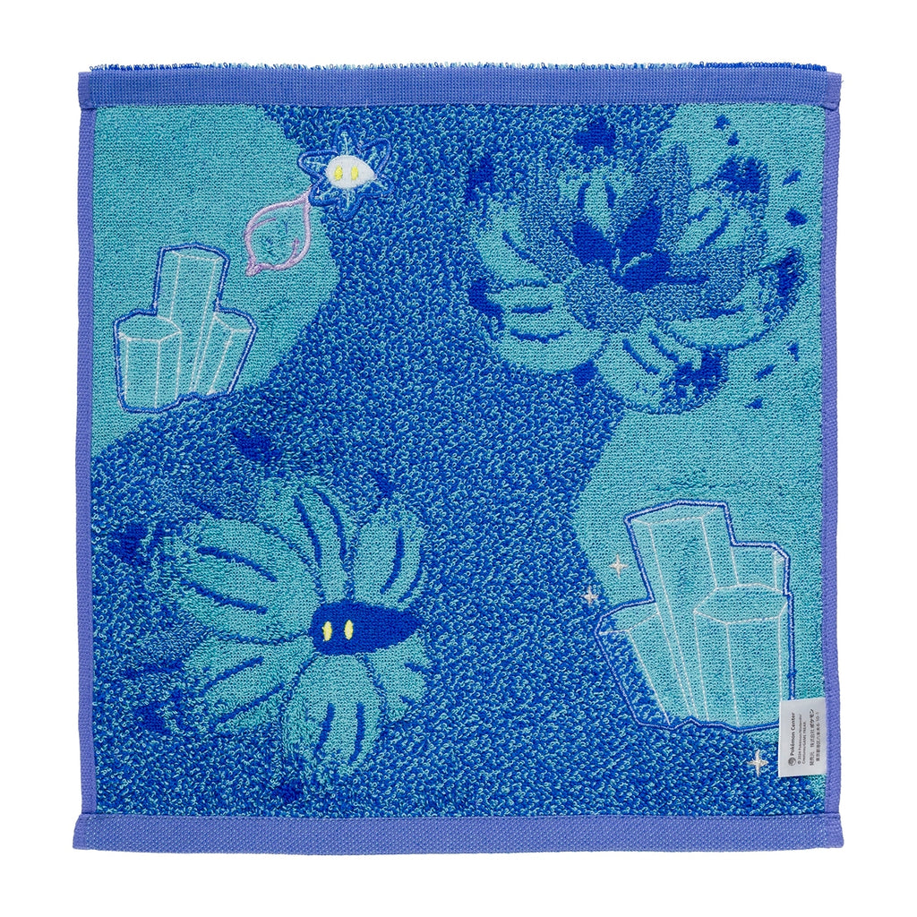 Close-up of Kiraflor Guest Towel with Pokemon characters, made in Japan