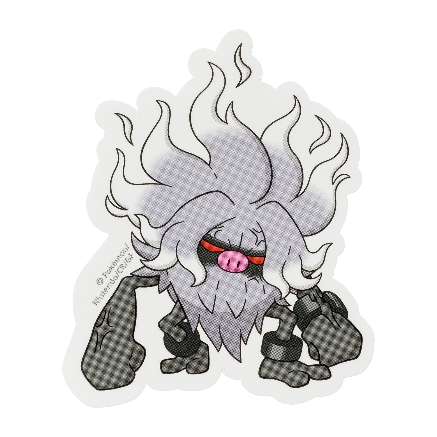 Konoyozaru Pokemon sticker, featuring Annihilape, from Japan