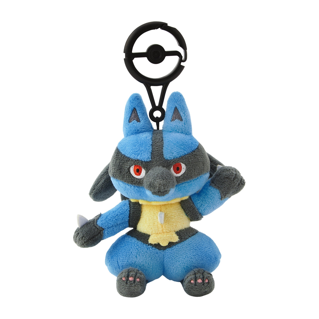 Authentic Japanese Lucario plushie, cute and colorful, ships from Japan