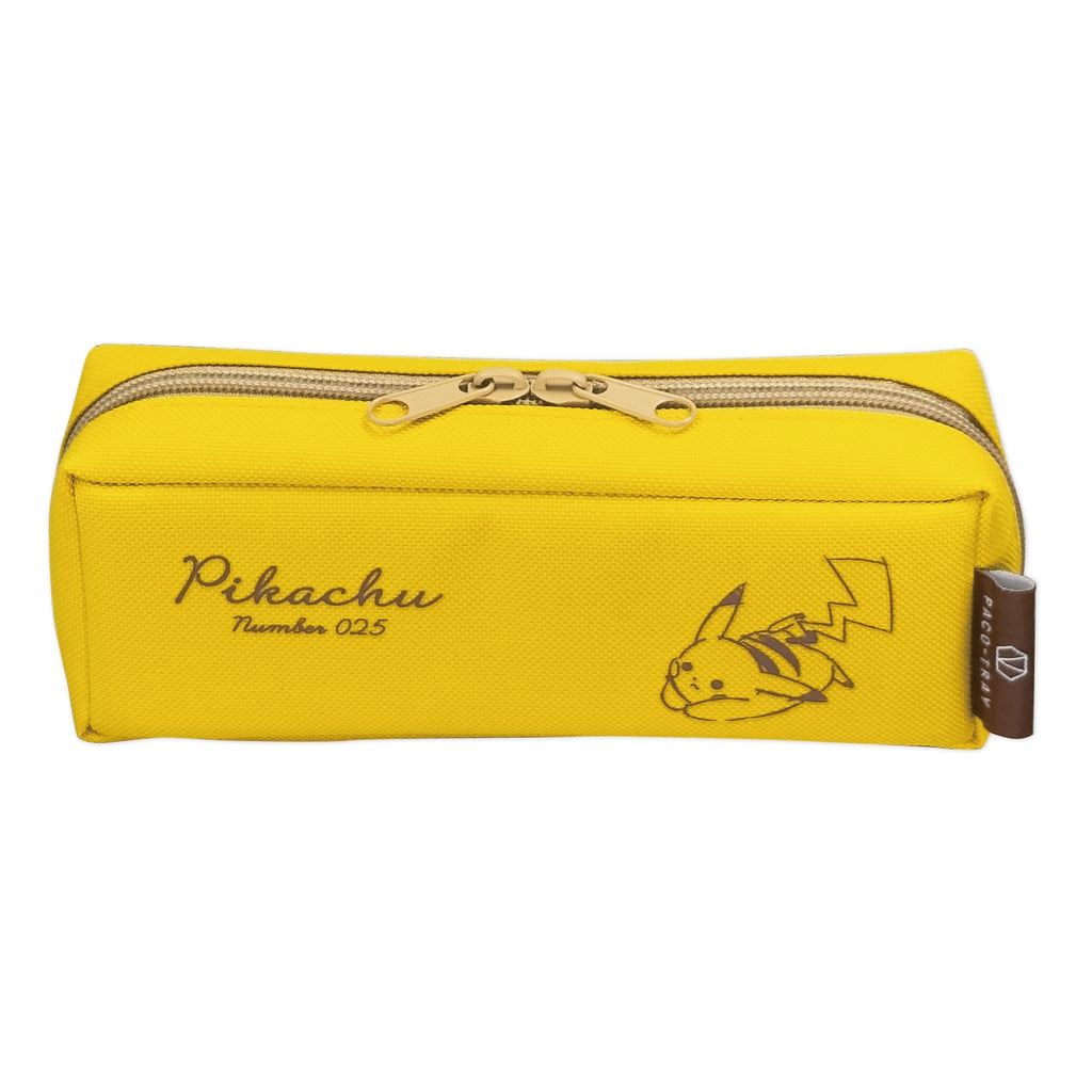 Paco Tray Pen Case Pikachu with yellow design from Japan