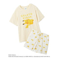[gelato pique] Cool touch print T-shirt & shorts set Yellow