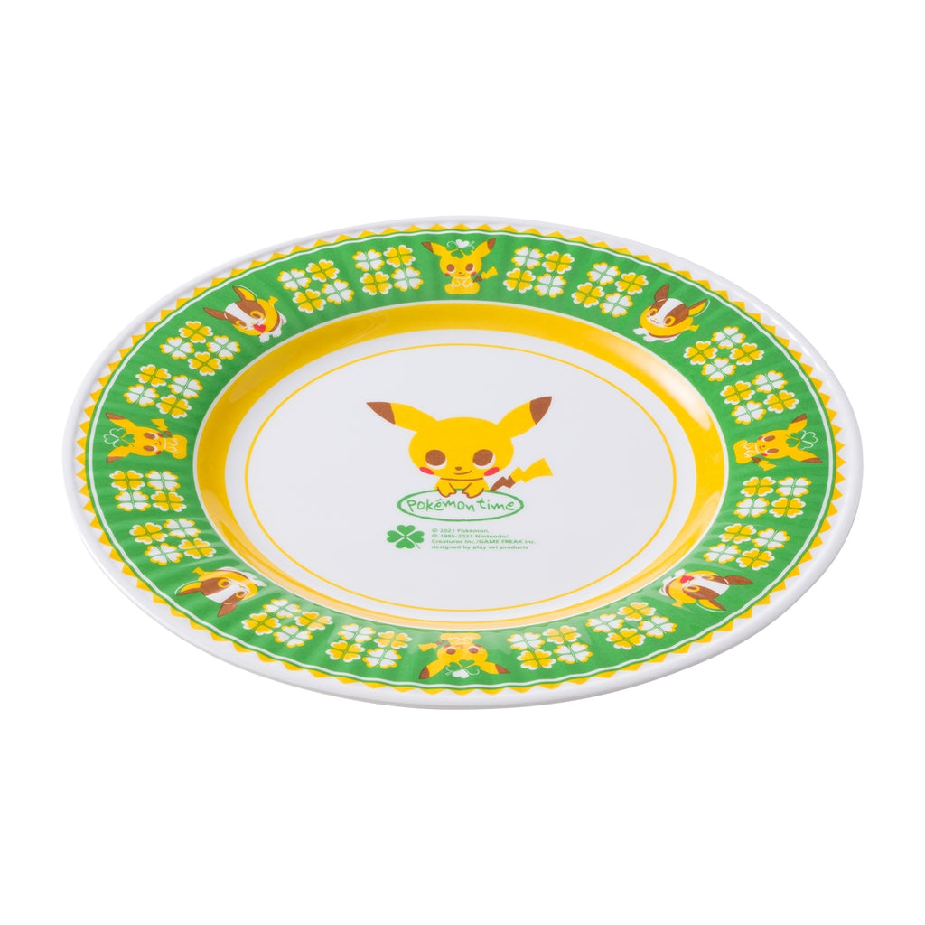 Melamine plate Pokemon time Pikachu Midori