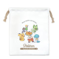 Gusseted drawstring bag/with Pokemon