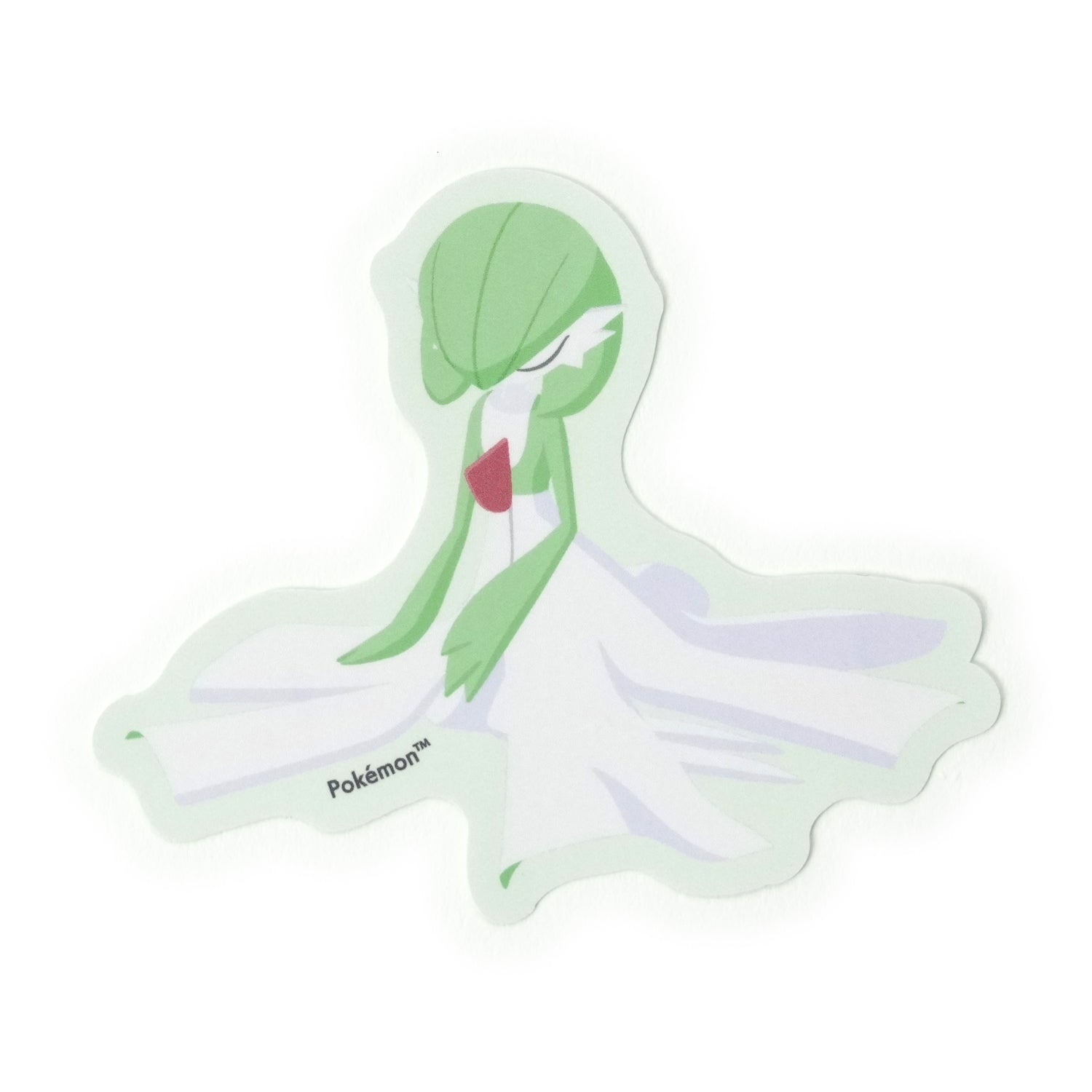 Pokemon Sleep Die-cut Sticker Gardevoir design from Japan, featuring a Psychic Fairy-type Pokemon