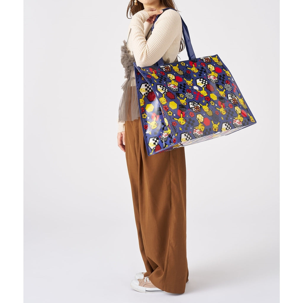 Souvenir bag that can be carried on, Japanese pattern Pikachu all over pattern