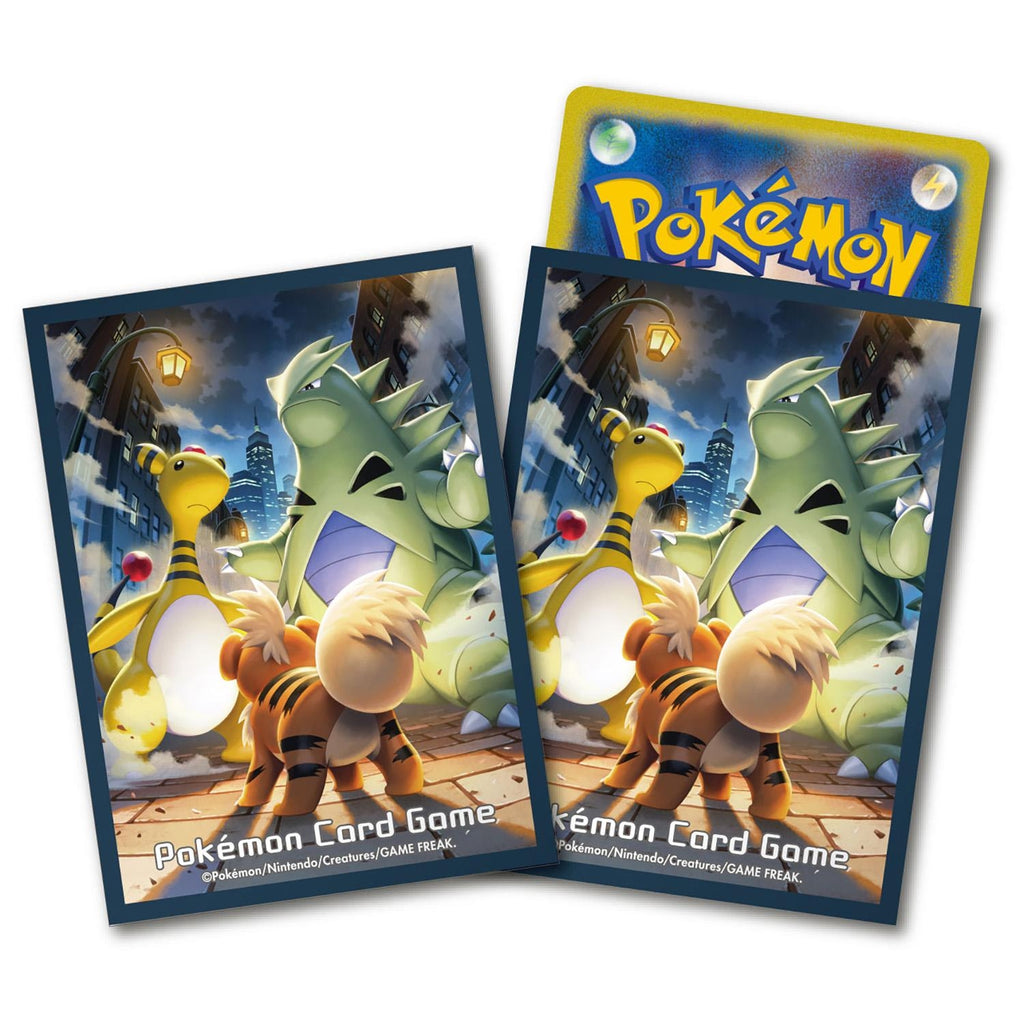 Pokemon TCG Deck Shield Growlithe Tyranitar & Ampharos Japan