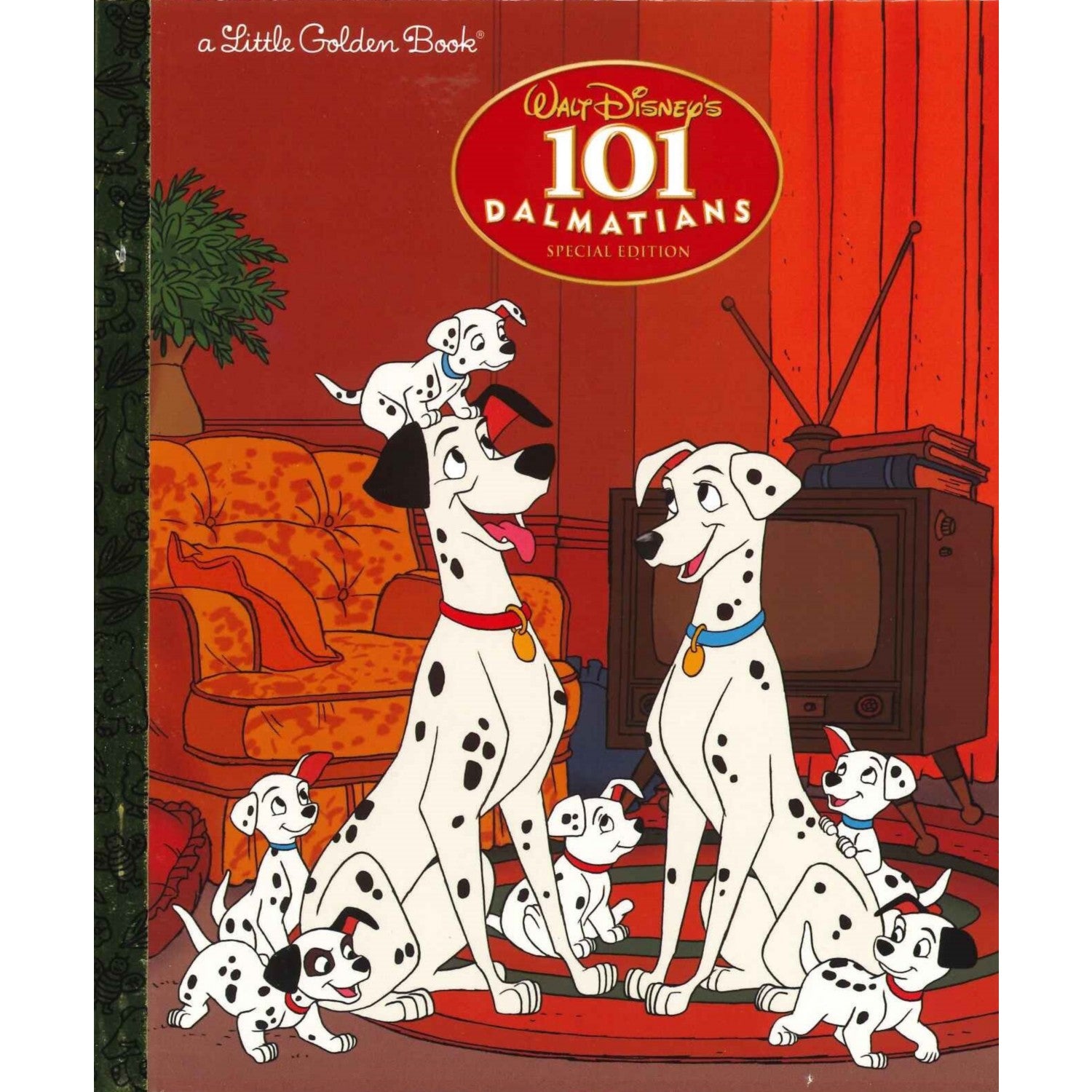 Animated version of “101 Dalmatians” English version picture book