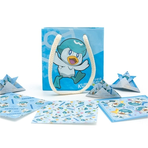 Mini bag and Origami Kvass, authentic Pokemon collectible from Japan